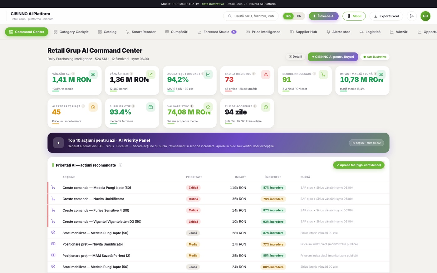 CIBINNO AI Business OS — retail configuration